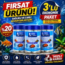 Aqua Magic Akvaryum Tuzu 3'lü Fırsat Paketi | Balıklar İçin Akvaryum Su Bakım ve Mineral Desteği