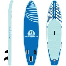 AKS 310X76X15 cm Boyutlarında Şişme Sup Board, Mavi Renk Seçeneği