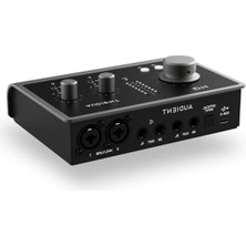 AKS Usb-C Bağlantılı Yüksek Performanslı 2 Kanal Ses Arayüzü, Monitör Karışım Özellikli
