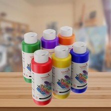 AKS Akrilik Boya 6'lı Set, 6X120 ml ile Yaratıcılığı Artır