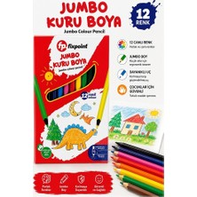 Fixpoint Jumbo Kuru Boya 12 Renk