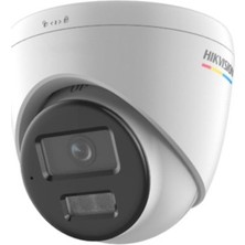 Hikvision DS-2CD1327G2H-LIUF 2mp 2.8mm Colorvu 30MT Dahili Ses Dome Ip Kamera