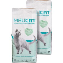 Maucat Doğal Bitki Bazlı Topaklanan Kedi Kumu 16 Lt