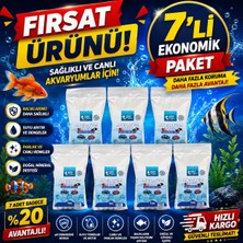 Aqua Magic Akvaryum Tuzu 7 x 1 KG | 7’li Ekonomik Fırsat Paketi | Akvaryum Su Bakım Tuzu