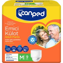 AKS Canped Emici Külot Adult Pants Medium 9 Adet