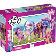 AKS My Little Pony Lisanslı 200 Parça 33X48CM Çocuk Puzzle Yapboz Serisi