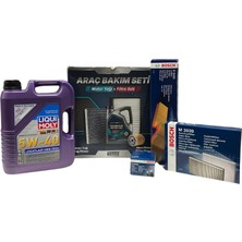 AKS Netex Premium Periyodik Bakım Seti Renault Clio Symbol 1461CC Dizel 65PS Model Yılı (2003-2009) (Liqui Moly 5W40 Motor Yağı, Bosch S3163 Hava Filtresi, M2039 Kabin Filtresi, P3336 Yağ Filtresi)