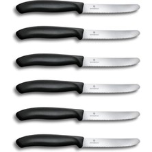 AKS Victorinox 6.7833.6 Swissclassic Blisterli Siyah 6lı Domates Bıçağı