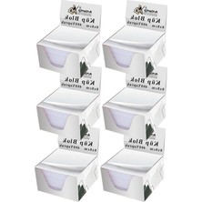 AKS Küp Not Kağıdı - 8x8 Cm, 6 Paket, Beyaz Renk, 400 Yaprak