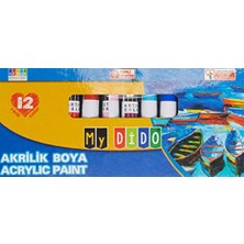 AKS Mydido Akrilik Boya 12X9 ml Tüp