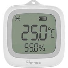 AKS SNZB-02WD Zigbee IP65 LCD Ekranlı Akıllı Sıcaklık ve Nem Sensörü | SNZB-02WD