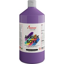 AKS Red Rose Lila Akrilik Boya 1000 gr