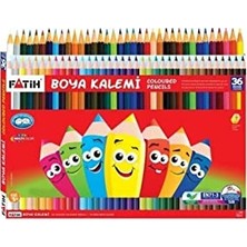 AKS FA33245KB36RTB Tam Boy Renkli Kalemler, 36 Renk