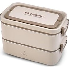 AKS Bento Lunch Box, 2000 ml Kapasite ile Pratik Taşıma