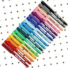 AKS 200 Fineliner 0.4 mm Ince Uçlu Yazı ve Çizim Kalemi, 10 Renk Set