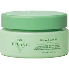 AKS Hush Veganic Brilliant Smooth Kabaran Saçlar Için Pürüzsüzleştirici Maske 200 ml