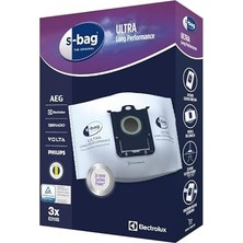 AKS Electrolux E210S S-Bag Ultra Long Performance Elektrikli Süpürge Toz Torbası | 5 Litre Kapasite, Yüksek Emiş Gücü, Çok Katmanlı Filtrasyon | 3’lü Paket