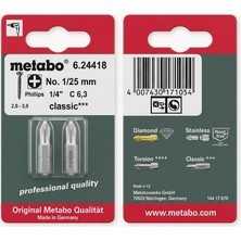 Metabo 24418 Ph 1X25 Bits Uç 2 Adet