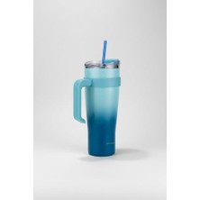 AKS Bernardo Alto Pipetli Termos Bardak Lacivert 1000ML
