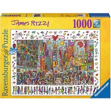 AKS 1000 Parça Puzzle James Rizzi-Times Square
