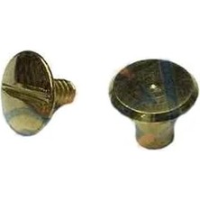 Raftan Topla Cilt Menü, Katalog, Kartela Vidası, 6 mm - Sarı, 1 Adet