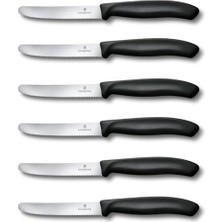 AKS Victorinox 6.7833.6 Swissclassic Blisterli Siyah 6lı Domates Bıçağı