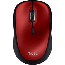 Trust 24550 Sessiz Kablosuz Mouse-Kırmızı