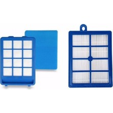 AKS Popüler Philips Marathon Ultimate Fc 9923 Süpürge Filtre Süper 3'lü Set (Ön Filtre+Arka Filtre ve Süngeri)