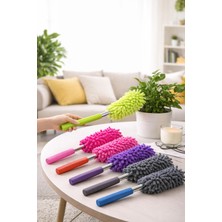 AKS Mucit Home Teleskopik Uzayabilen Mikrofiber Toz Alma Fırçası 25-75 cm
