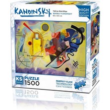 TeknoKapsül 22033 Yellow Red Blue 1500 Parça Puzzle -Ks Puzzle