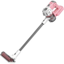 AKS Giffy / Oyuncak Pilli Model Çekme ve Süpürme Özellikli Dikey Süpürge 78 cm Gerçekçi Oyuncağım 3 Başlıklı 2 Farklı Renk Seçeneği (Pembe-Mavi) (Pembe)