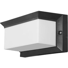 AKS Bahçe Aydınlatması LED Işık 25CM E27 Duylu Zita Ultra Şapkalı Bahçe Duvar Aplik Su Geçirmez
