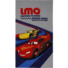 AKS Cars LMQ95 Disney Lisanslı Kadife Plaj Havlusu 70X130