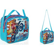AKS Adel Kids Beslenme Çantası, Motocross, Pvc