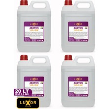 Luxor Kimya % 99.9 Saf Aseton  Oje Çıkarıcı Oje Temizleyici 20 Lt