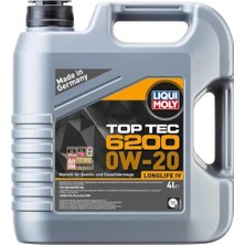 AKS Liqui Moly Top Tec 6200 0W-20 4 Lt Motor Yağı
