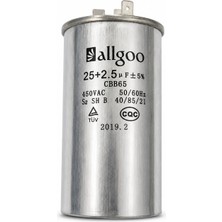 Allgoo 25+2,5 Μf 450V Klima Kapasitörü
