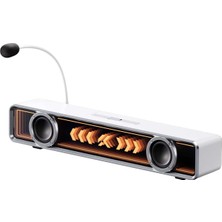 AKS Mchose K20 Pro White Rgb 7.1 Surround Bluetooth Gaming Soundbar (MC-K20-6)