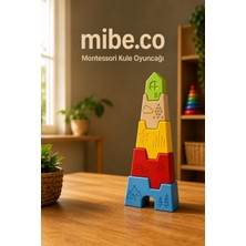 Mibe.co Montessori Kule Oyuncağı – Eğlenceli ve Öğretici Oyun Deneyimi Eğitici Kule