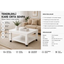 Murat Mobilya Tekerlekli Orta Sehpa