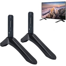 AKS Poptong Tv Sehpası, Tv Ayakları, Çoğu Televizyon Için Montaj Deliği Mesafesi 0,787-2,16 Inç / 2 Cm-5,5 Cm, Taban Masa Üstü Tv Sehpası