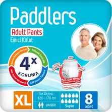 AKS Paddlers Yetişkin Hasta Emici Külot Bez X-Large 8 Adet
