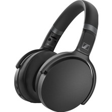 AKS Sennheiser Hd 450BT Kablosuz Bluetooth Anc Kulak Üstü Kulaklık, 30 Saat Çalma, Hızlı Şarj Özelliği, Siyah
