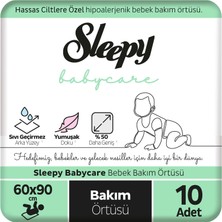 AKS Sleepy Babycare Bebek Bakım Örtüsü 10 Adet