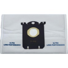 AKS Supervac Electrolux, Philips ile Uyumlu S-Bag Ultra Long Geniş Hacimli Toz Torbası, 5'li Paket