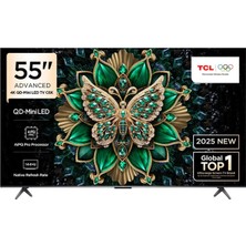 AKS Tcl 55C6K 4K UHD Uyumlu Qd-Mınıled 55" 144HZ Google Tv