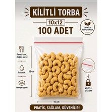 AKS Buzdolabı Kilitli Torba Poşet Dondurucu Ikramlık Çerez Davet Kına Hediyelik Poşeti 10X12CM 100'LÜ