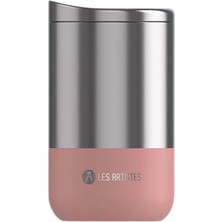 AKS Les Artistes Paris Isı Yalıtımlı Çelik Termos Mug 350ML Split Pink 3+ Yaş Pembe