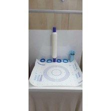 AKS Tupperware Hamur Matı Merdane Set 2 'li