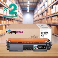 tonermax Hp Laserjet Pro M102A Muadil Toner Çipli CF217A 2'li 1.600 Sayfa